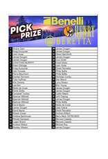 DRAW #1565 - Pick Your Prize - Henry, Beretta OR Benelli!