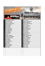 DRAW #1572 - Take Your Pick - Smith & Wesson, Browning OR Wicked Ridge!
