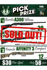 DRAW #1573 - Pick Your Prize - Beretta, Tikka OR Franchi!