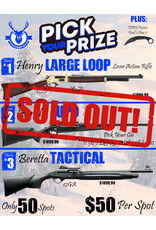 DRAW #1574 - Pick Your Prize - Henry, Benelli OR Beretta!