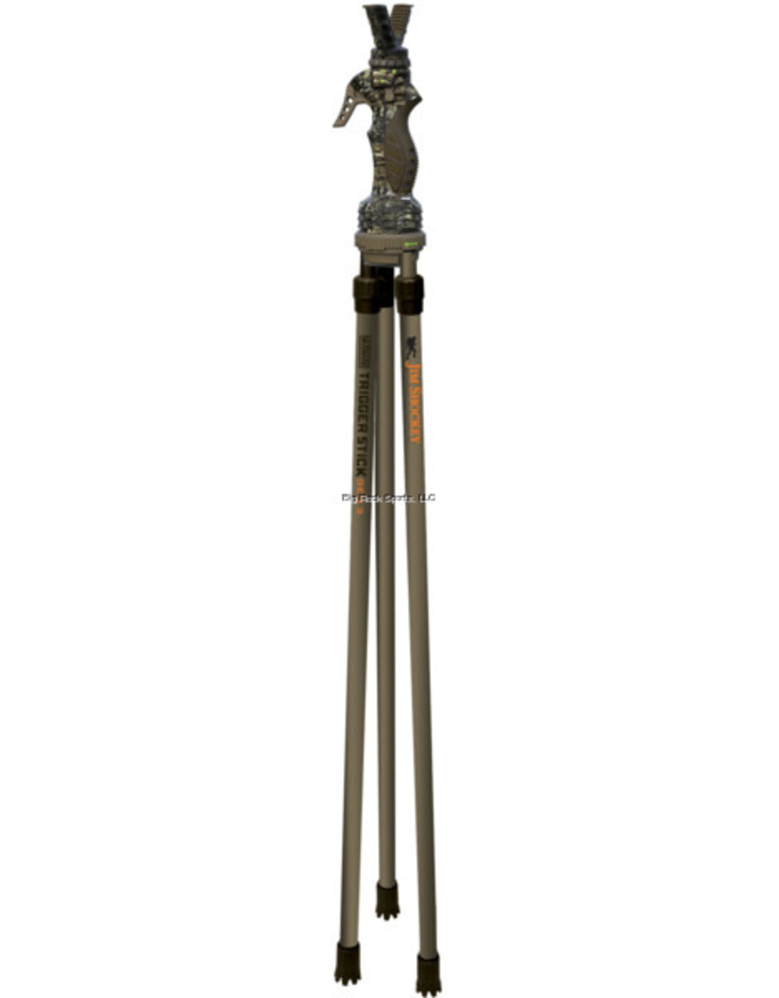 PRIMOS Primos 65815 Trigger Stick Gen 3 Jim Shokey Tall Tripod Shooting Rest, Camo, 24-62", Clam