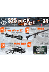 DRAW #1578 - Pick Your Prize - Vortex, Excalibur, Derya OR Gift Card!