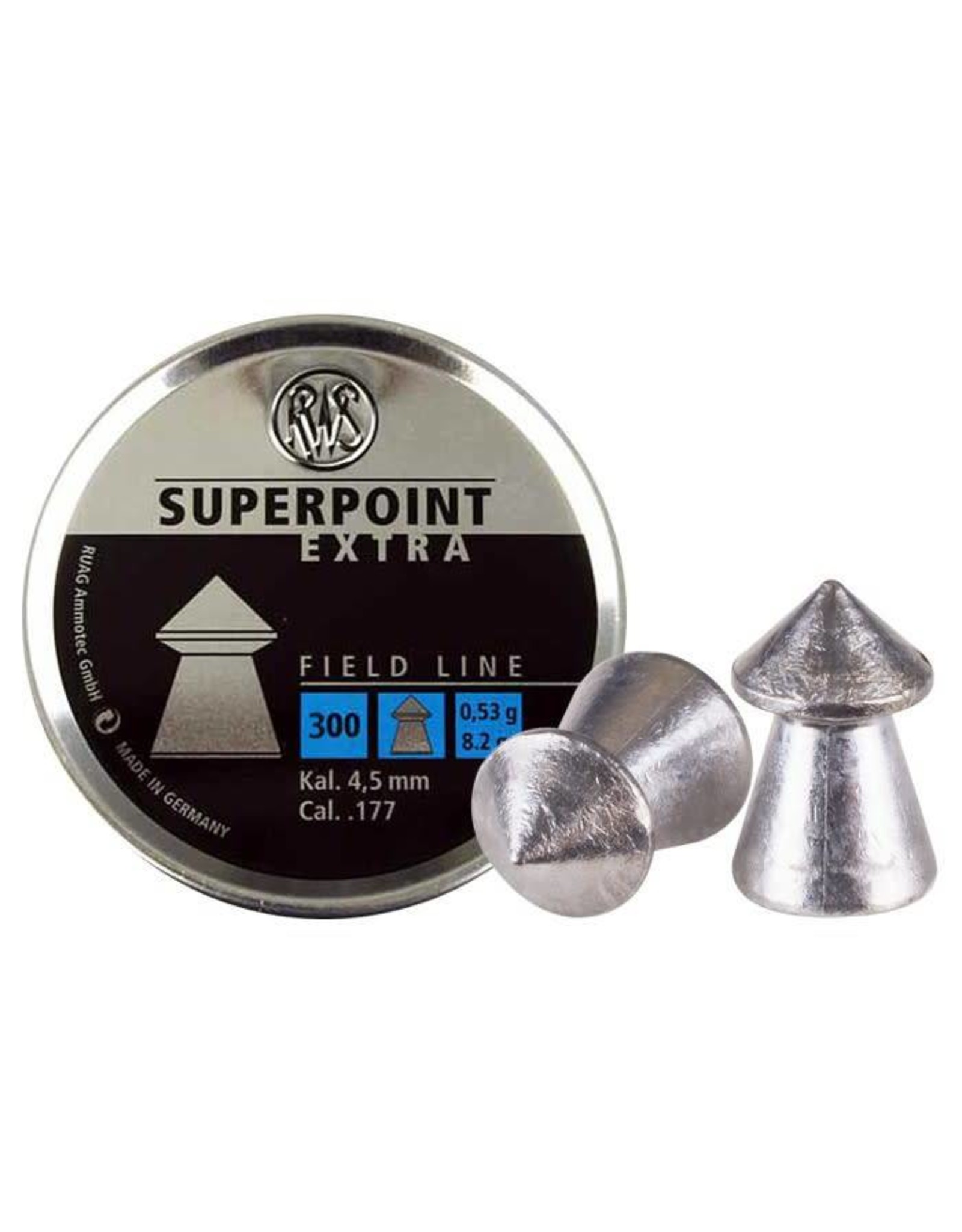 RWS RWS SUPER POINT EXTRA  .177 AIRGUN PELLET 300 CT