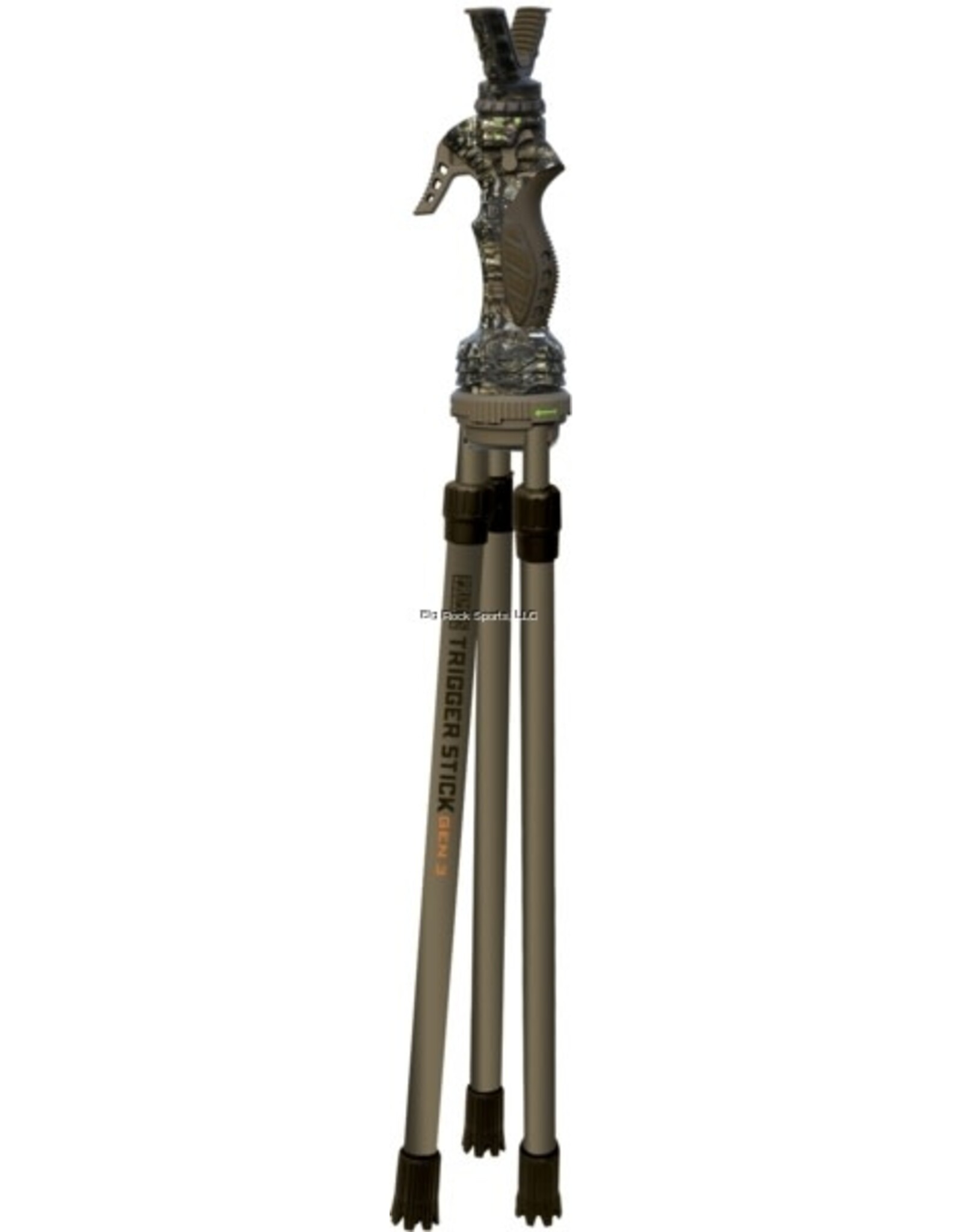 PRIMOS Primos 65812 Trigger Stick Gen 3 Short Tripod Shooting Rest, Camo, 18-38", Clam