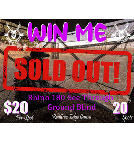 DRAW #1586 - WIN ME - Rhino 180 Ground Blind (Realtree Edge Camo)