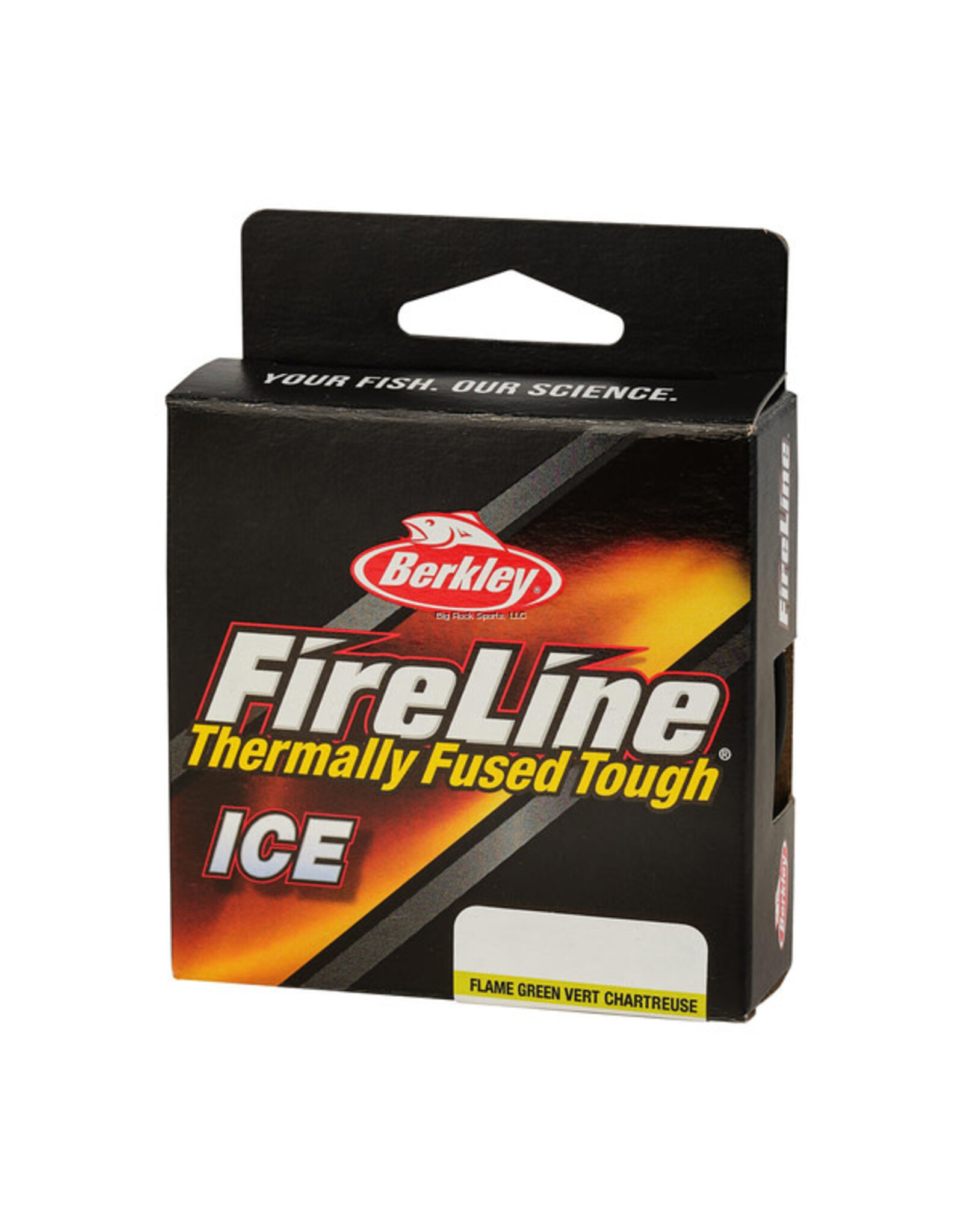 Berkley BUFLPS4-GG Fireline Thermally Fused Ice 8 strand Super Line 50 yard spool, 4Lb test, Flame Green
