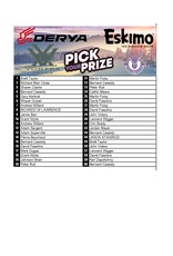 DRAW #1587 - Pick Your Prize - Eskimo, Derya, Vortex OR Gift Card!