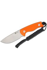 Civivi CIVIVI Knives Timberbark Fixed Blade Knife 3.2" 14C28N Satin Drop Point Blade, Orange G10 Handles, Kydex Sheath - C23094-2 Civivi CIVIVI Knives Timberbark Fixed Blade Knife 3.2" 14C28N Satin Drop Point Blade, Orange G10 Handles, Kydex Sheath - C23094-2