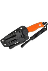 Civivi CIVIVI Knives Timberbark Fixed Blade Knife 3.2" 14C28N Satin Drop Point Blade, Orange G10 Handles, Kydex Sheath - C23094-2 Civivi CIVIVI Knives Timberbark Fixed Blade Knife 3.2" 14C28N Satin Drop Point Blade, Orange G10 Handles, Kydex Sheath - C23094-2