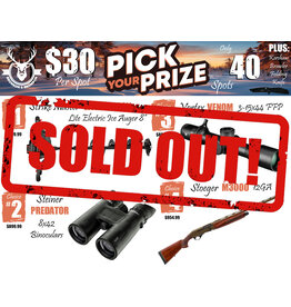 DRAW #1589 - Pick Your Prize - StrikeMaster, Steiner, Vortex OR Stoeger!
