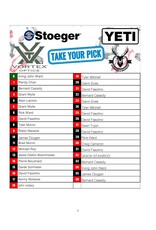 DRAW #1591 - Take Your Pick - Yeti, Vortex, Stoeger OR Gift Card!