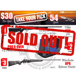 DRAW #1593 - Take Your Pick - Tikka, Otter OR Winchester!