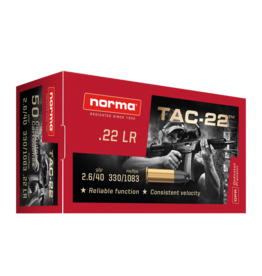 Norma Norma Tac-22 .22LR 500rds 1083 FPS