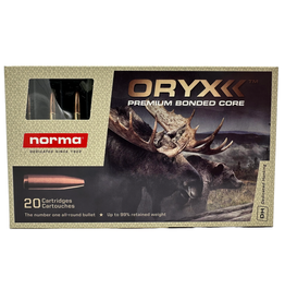 Norma Norma Oryx Small Game 22-250 Rem, 55 Grain, Box of 20, Bonded JSP #20157342