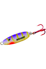 Northland BRUVS3-46 UV Buck-Shot Spoon 1/8oz 1/cd Purple Tiger