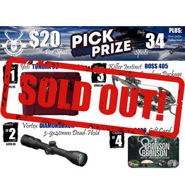 DRAW #1594 - Pick Your Prize - Yeti, Vortex, Killer Instinct OR Gift Card!