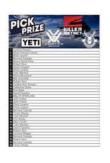 DRAW #1594 - Pick Your Prize - Yeti, Vortex, Killer Instinct OR Gift Card!