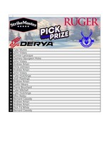 DRAW #1601 - Pick Your Prize - StrikeMaster, Ruger, Derya OR Gift Card!