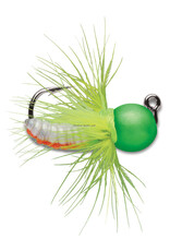VMC VMC TFJ132GOGL Tungsten Fly Jig, Sinking, 1/32 oz, #12 Hook, Green Orange Glow, 2 cd