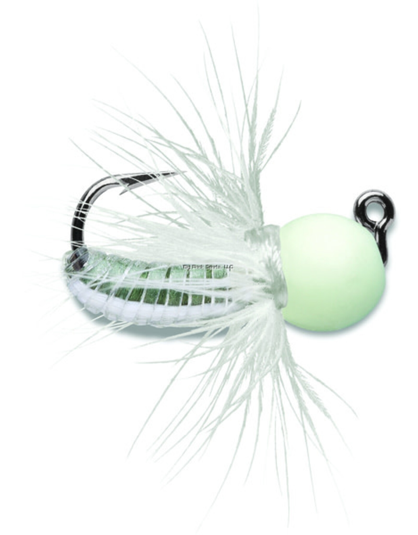 VMC VMC TFJ132GL Tungsten Fly Jig, 1/32 oz, #12 Hook Glow
