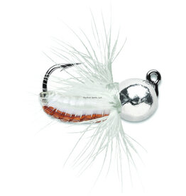 VMC TFJ132MS Tungsten Fly Jig, 1/32 oz, #12 Hook Metallic Silver