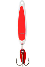 Bay de Noc Bay de Noc  Swedish Pimple 6FON-C Jigging Lure 2 1/4" Fluorescent Orange/Nickle