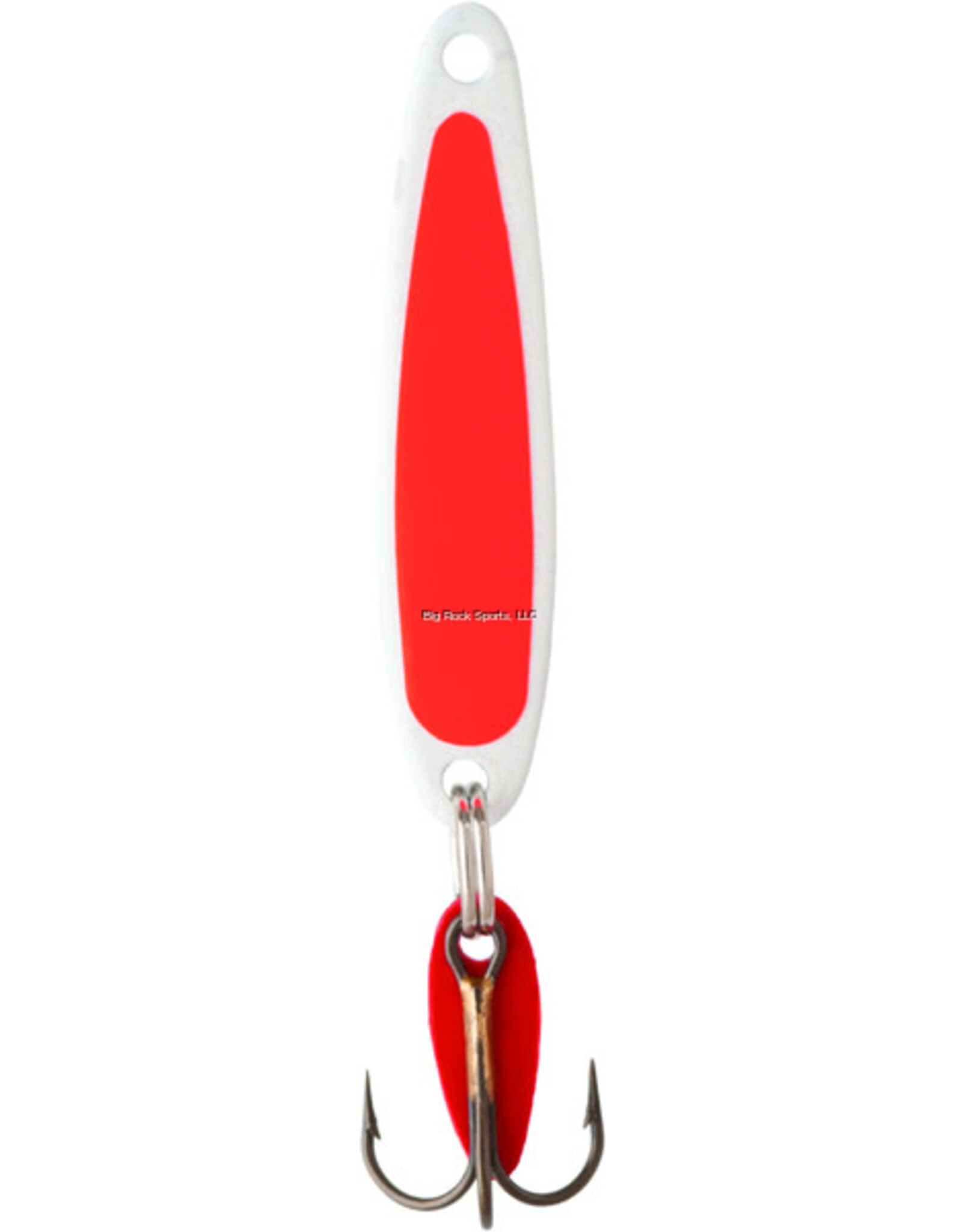 Bay de Noc Bay de Noc  Swedish Pimple 6FON-C Jigging Lure 2 1/4" Fluorescent Orange/Nickle