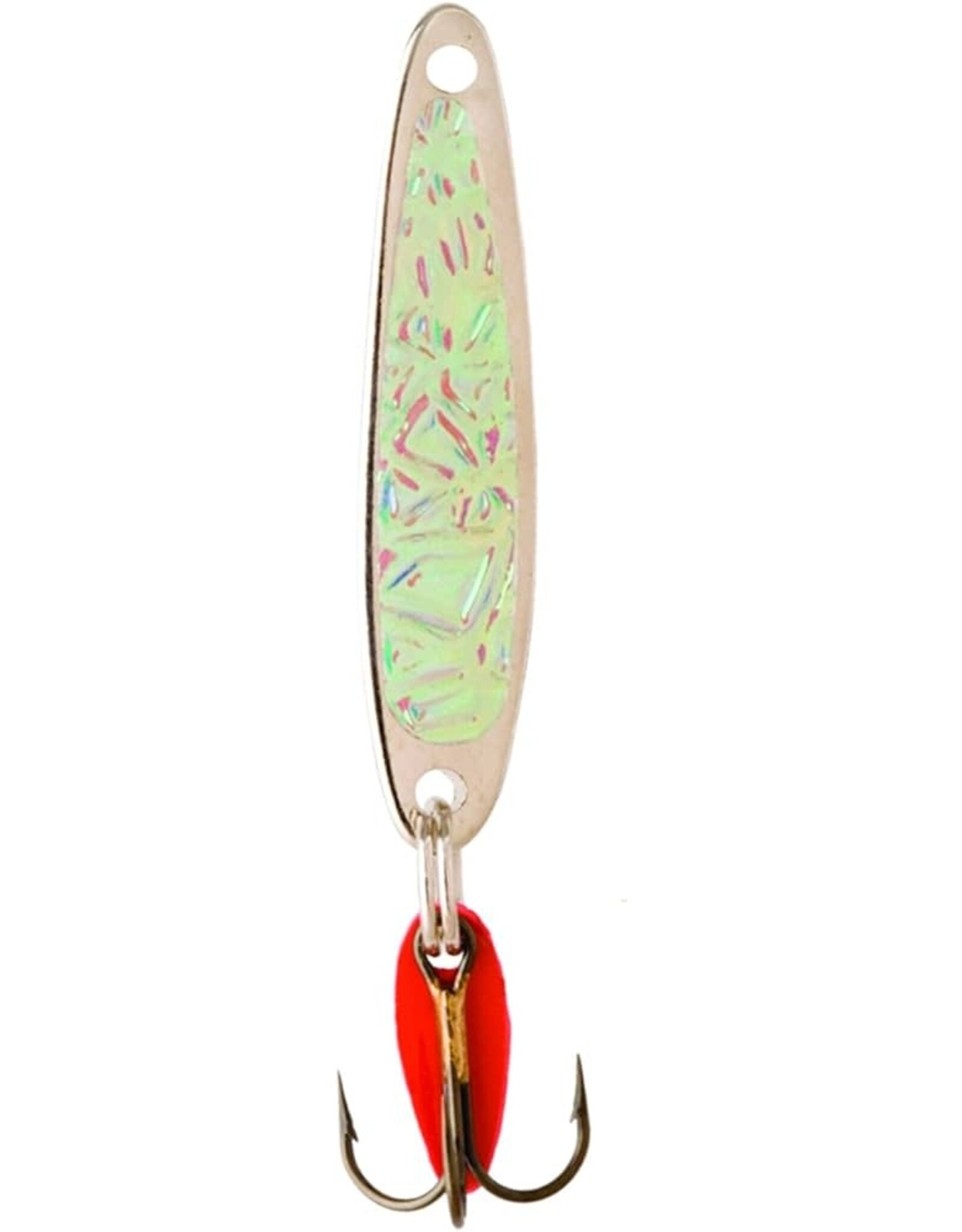 Swedish Pimple 3NI Jigging Lure 1/5oz, Nickle Ice