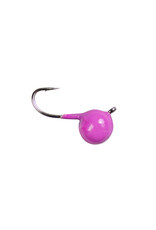 Lunkerhunt Lunkerhunt BDJ05 Tungsten Bait Down Jig - Fluorescent Pink Glow - Size 10 Hook - 1/16Oz