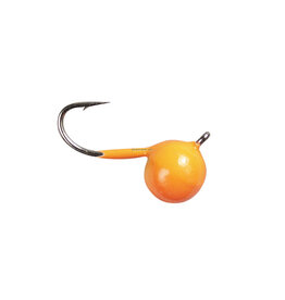 Lunkerhunt Lunkerhunt BDJ06 Tungsten Bait Down Jig - Fluorescent Orange Glow - Size 10 Hook - 1/16Oz