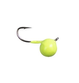 Lunkerhunt Lunkerhunt BDJ02 Tungsten Bait Down Jig - Chartreuse Glow - Size 10 Hook - 1/16Oz