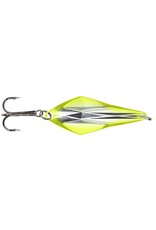 Lunkerhunt Lunkerhunt RS105 1.4" Rattle Spud- Silver/Chartreuse, 1/8 Oz
