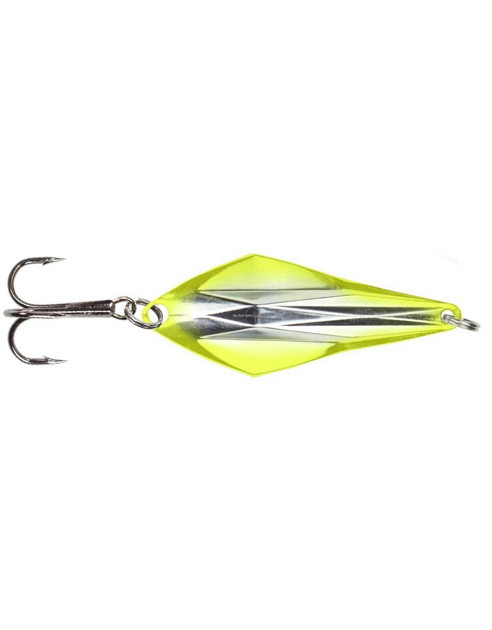 Lunkerhunt Lunkerhunt RS105 1.4" Rattle Spud- Silver/Chartreuse, 1/8 Oz