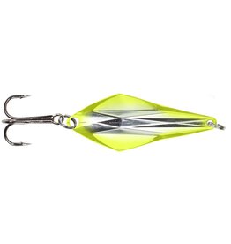 Lunkerhunt Lunkerhunt RS105 1.4" Rattle Spud- Silver/Chartreuse, 1/8 Oz