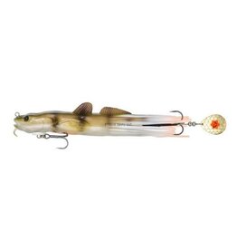 Savage Gear Savage Gear SSBRBTRTF9V- PRCH 3D Burbot Tube, Perch, 10", 6 1/2oz, Scented, 1/Clam