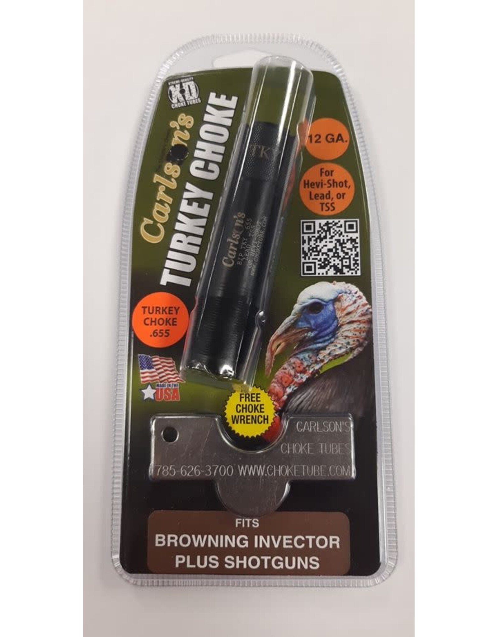 Carlson's Choke Tubes Carlson's Turkey Choke - Browning Invector Plus 12GA .655