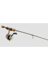 13 Fishing 13 Fishing MWC3-28M Microtec Walleye Ice Combo, 3BB, 5.2:1, IAR, 28" M, Solid Fiberglass Blank