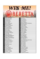 DRAW #1600 - WIN ME - BERETTA A400 XTREME PLUS!!!