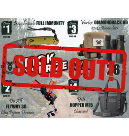 DRAW #1608 - Pick Your Prize - Benchmade, Do All, Vortex OR Yeti!