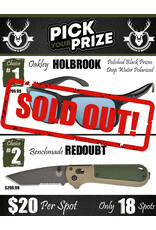 DRAW #1611 - Pick Your Prize - Oakley OR Benchmade!