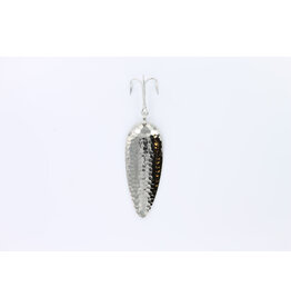 Eppinger Eppinger 162 Dardevle Spoon, 2 7/8", 3/4 oz, Hammered Nickel