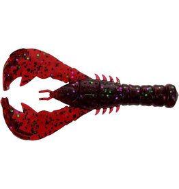 Yamamoto Baits Yamamoto YAM-CRAW4-415 4" YAMA CRAW PLUM CANDY (6 pk)