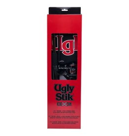 Ugly Stik Ugly Stik USGXSPTRVL664M/30KIT GX2 Travel Spinning Kit, 6'6"Medium 4 pc. Rod, 5.2:1, 4 Bearing Reel