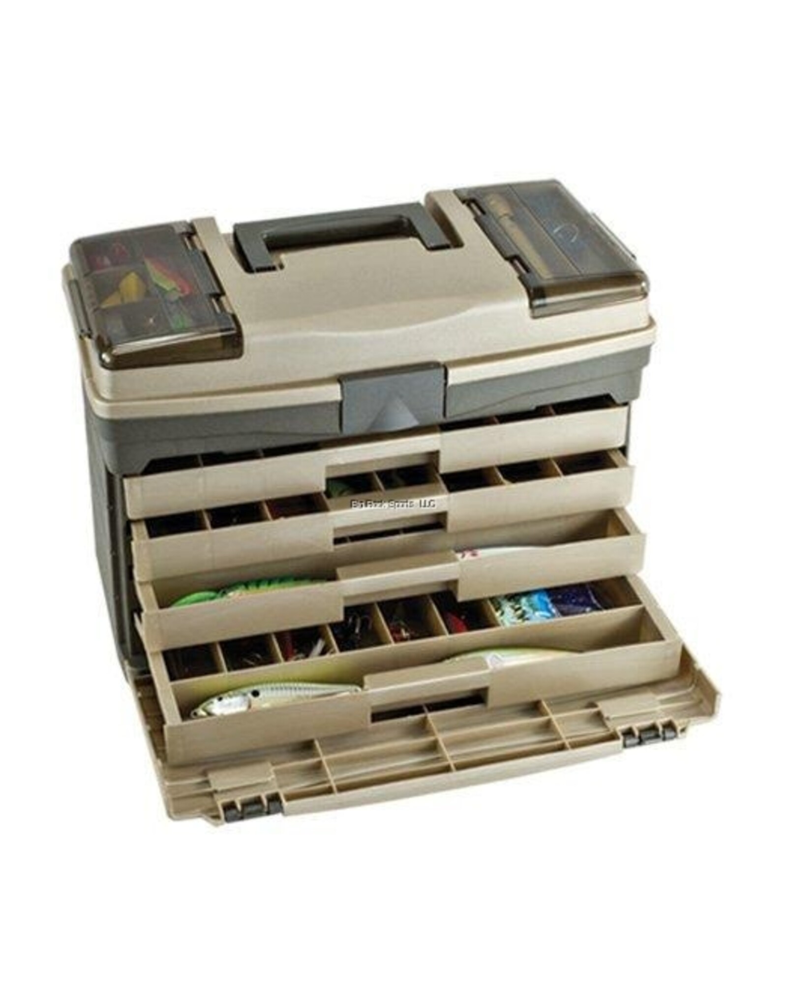 Plano Plano 757004 4-Drawer System Top Access 17x9x12 Grph/Sandstone
