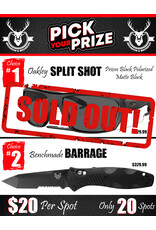 DRAW #1616 - Pick Your Prize - Oakley Split Shot OR Benchmade Barrage!