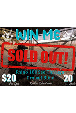 DRAW #1613 - WIN ME - Rhino 180 Ground Blind - Realtree Edge Camo!