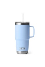 Yeti Yeti Rambler® 25oz/739 ML Straw Mug WITH STRAW LID - Big Sky Blue