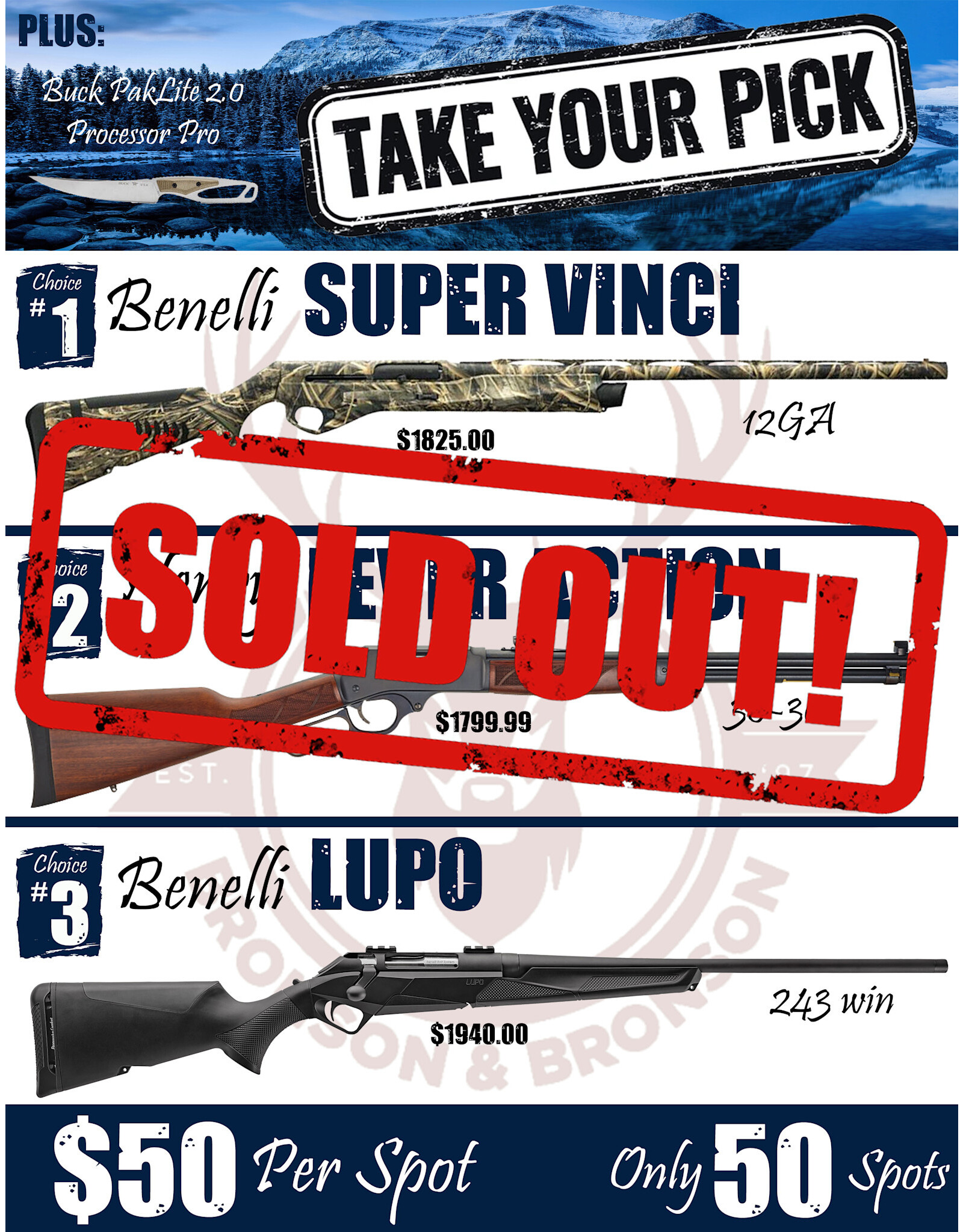 DRAW #1607 - Take Your Pick - Super Vinci, Henry OR Lupo!