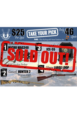 DRAW #1623 - Take Your Pick - Excalibur, Canuck, Humminbird OR Henry!