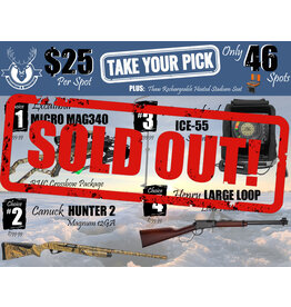DRAW #1623 - Take Your Pick - Excalibur, Canuck, Humminbird OR Henry!